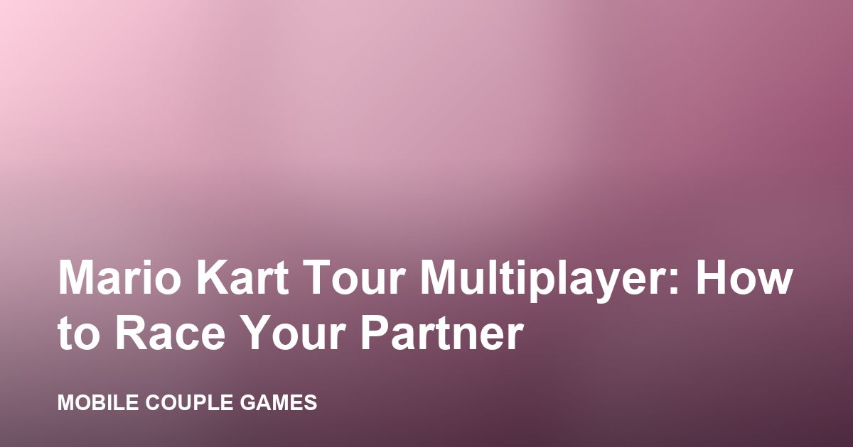 Two phones racing each other in Mario Kart Tour